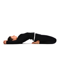 Supt Vajrasana - reclining thunderbolt pose